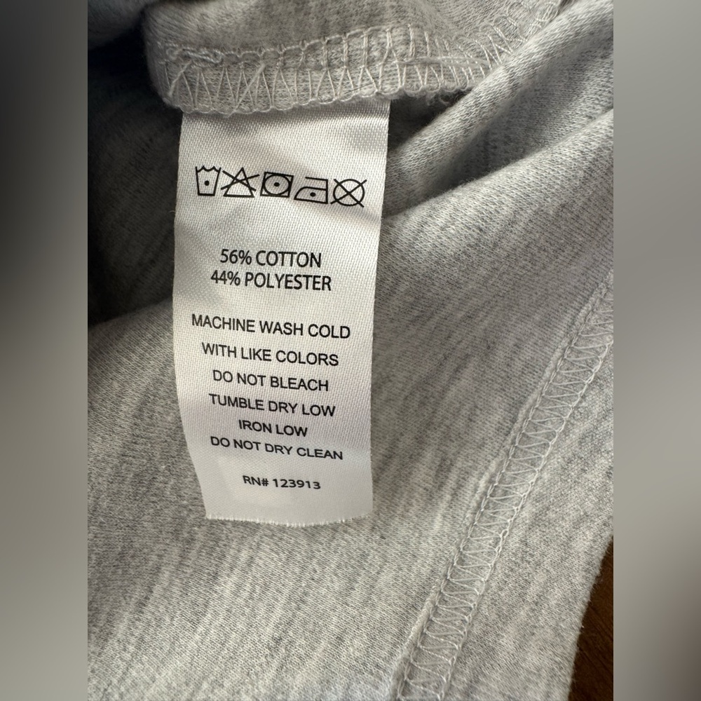 Mark Law Luxury‎ grey cotton blend long sleeve polo shirt men’s L - Picture 4 of 4